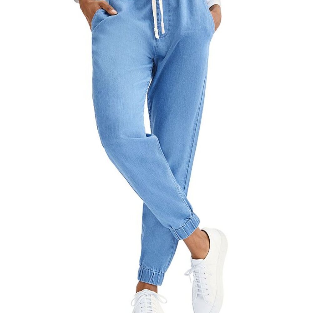 7 For All Mankind Drawstring Denim Pants SZ XS 0-2